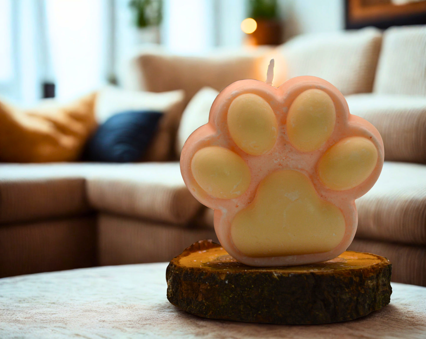 Patte de chat en bougie