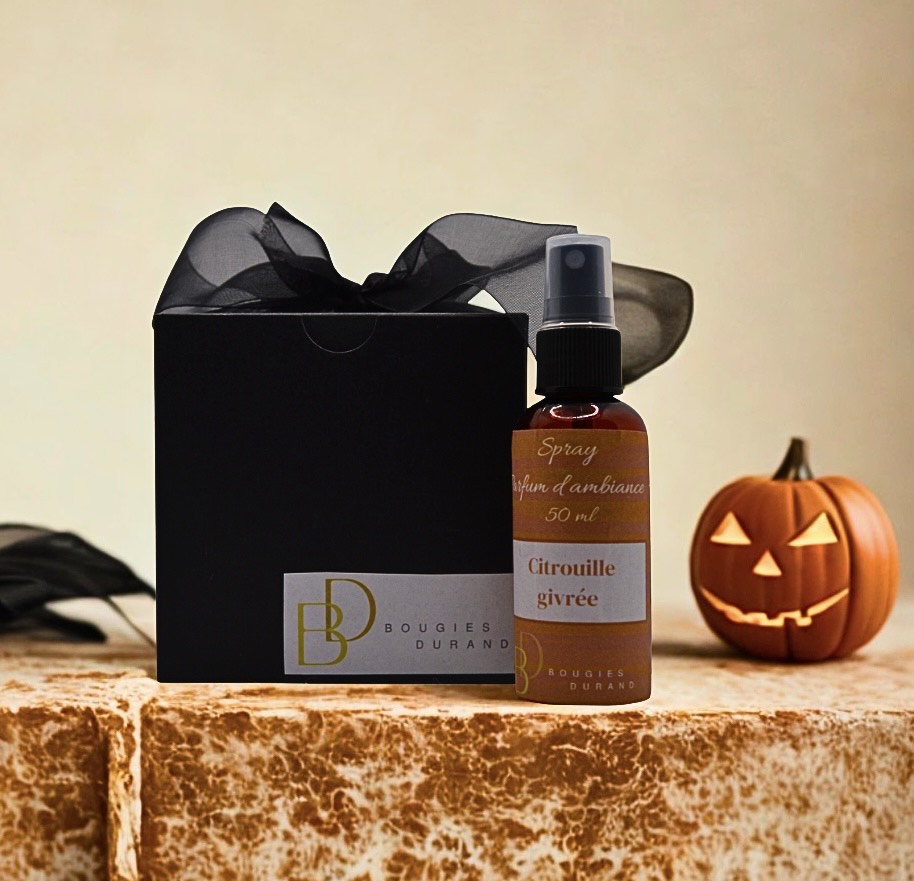 Parfum d'ambiance à la fragrance "citrouille givrée"