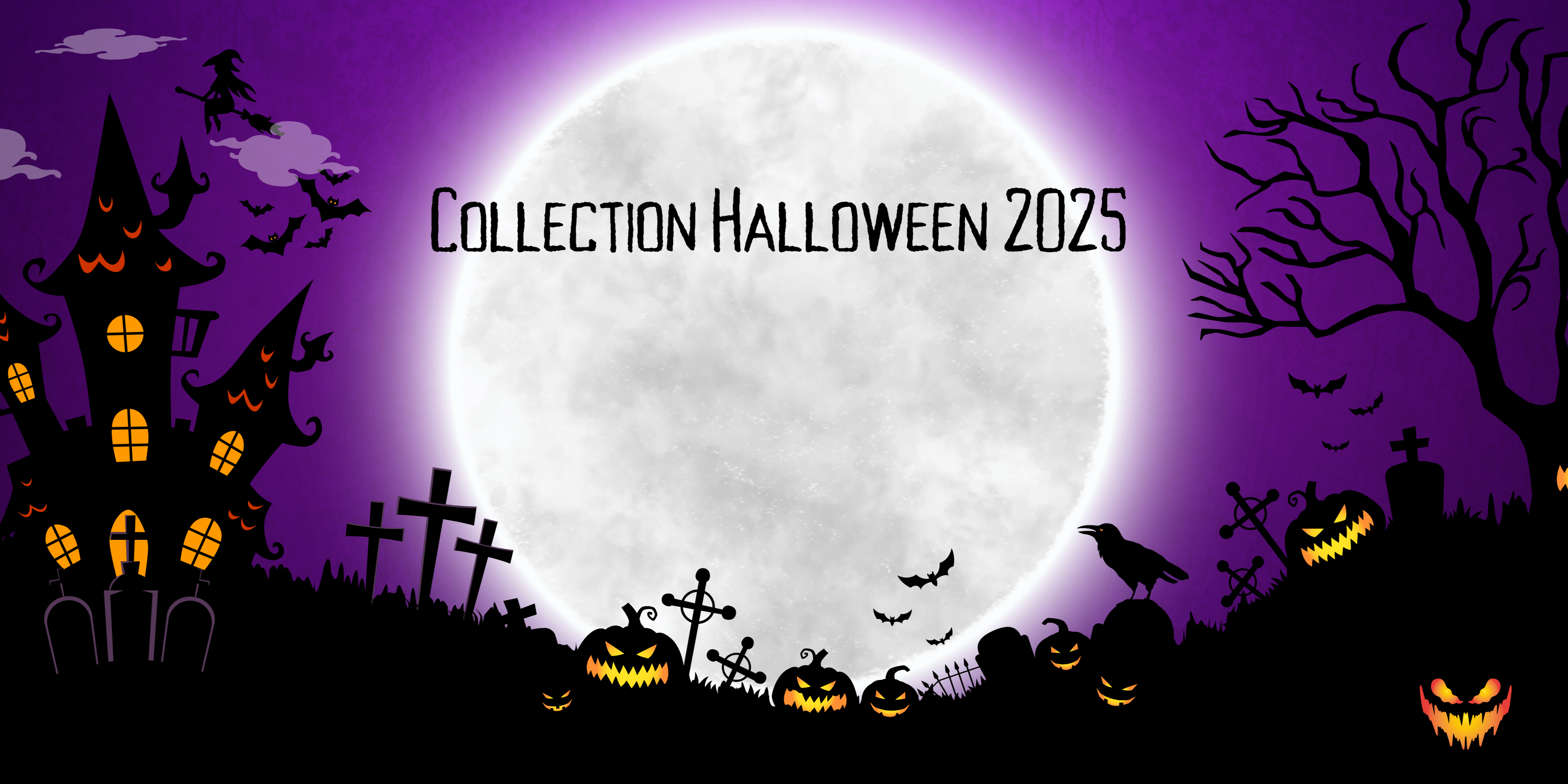 Collection de bougies d'halloween 2025