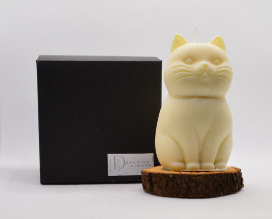 Bougie "Atypique" Chat Mignon Parfumée - Artisanale